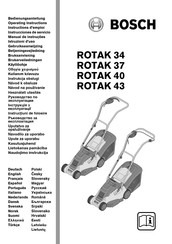 Bosch ROTAK 34 Instrucciones De Servicio