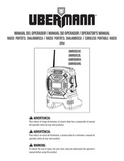 Ubermann UMR00BRA Manual Del Operador