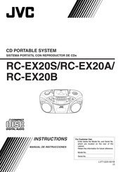 JVC RC-EX30BJ Manual De Instrucciones