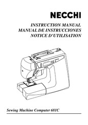 Necchi 681C Manual De Instrucciones