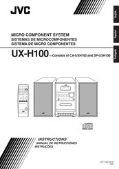 JVC CA-UXH100 Manual De Instrucciones