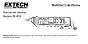 Extech Instruments 381626 Manual Del Usuario