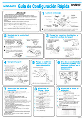 Brother MFC-9070 Guía De Configuración Rápida