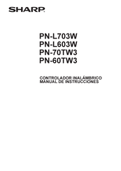 Sharp PN-60TW3 Manual De Instrucciones