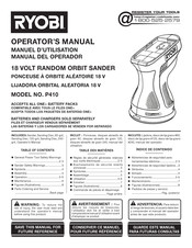 Ryobi p410 Manual Del Operador