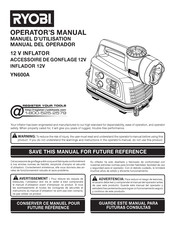 Ryobi YN600A Manual Del Operador