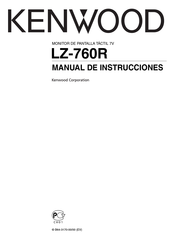 Kenwood LZ-760R Manual De Instrucciones