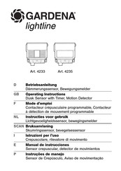 Gardena lightline 4233 Manual De Instrucciones