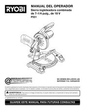 Ryobi P551 Manual Del Operador