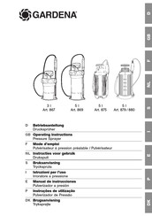 Gardena 879 Manual De Instrucciones