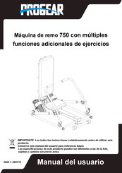 Health & Fitness Progear 750 Manual Del Usuario