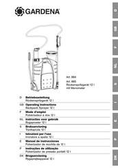 Gardena 884 Manual De Instrucciones