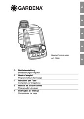 Gardena MasterControl solar Manual De Instrucciones