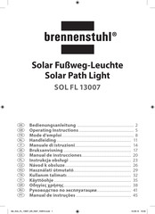 brennenstuhl SOL FL 13007 Manual De Instrucciones