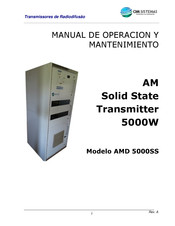 OM Sistemas AMD 5000SS Manual De Operación Y Mantenimiento