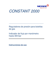 MESSER CONSTANT 2000 Instrucciones De Uso