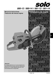 Solo 881-14 Manual De Instrucciones