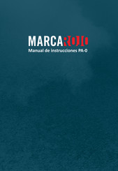 Marca Rojo PA-0 Manual De Instrucciones