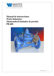 Watts Industries PR 600 Manual De Instrucciones