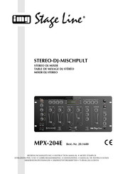 IMG STAGELINE MPX-204E Manual De Instrucciones