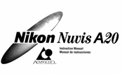 Nikon Nuvis A20 Manual De Instrucciones