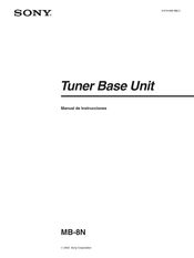 Sony MB-8N Manual De Instrucciones