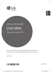 LG OM7550D Manual De Usuario