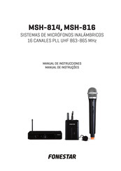 FONESTAR MSH-814 Manual De Instrucciones