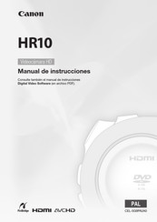 Canon HR10 Manual De Instrucciones