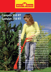 Wolf Garten Campus 250 RT Instrucciones De Uso Originales