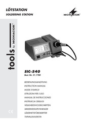 Monacor SIC-540 Manual De Instrucciones