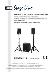 IMG STAGELINE PROTON-15 Manual De Instrucciones