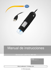 PCE Instruments PCE-MM 400 Manual De Instrucciones