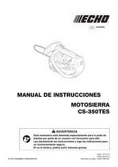 Yamabiko ECHO CS-350TES Manual De Instrucciones