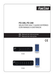 FONESTAR FO-346 Manual De Instrucciones