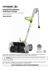 EarthWise SN70016 Manual De Instrucciones