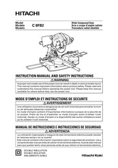 Hitachi C 8FB2 Manual De Instrucciones E Instrucciones De Seguridad