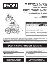 Ryobi RY80935 Serie Manual Del Operador