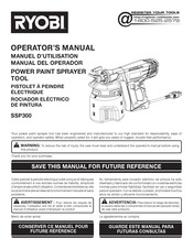 Ryobi SSP300 Manual Del Operador