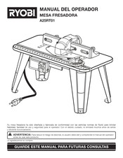 Ryobi A25RT01 Manual Del Operador