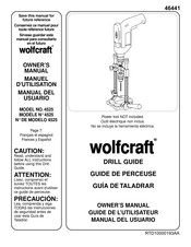 wolfcraft 4525 Manual Del Usuario