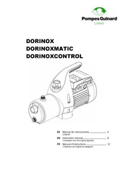 Pompes Guinard Loisirs DORINOXMATIC Manual De Instrucciones