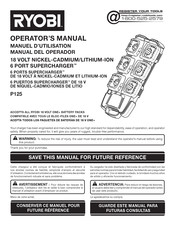 Ryobi P125 Manual Del Operador