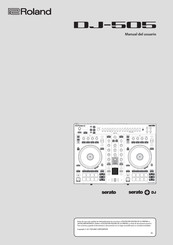 Roland DJ-505 Manual Del Usuario