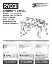 Ryobi A25RT02G Manual Del Operador