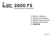 ARP 2600 FS Manual Del Usuario