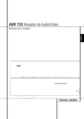 Harman Kardon AVR 155 Manual Del Usuario