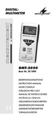 Monacor measurement DMT-2050 Manual De Instrucciones