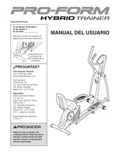 Pro-Form PFEL03812 Manual Del Usuario