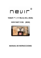 Nevir NVR-TAB7 S13G Manual De Instrucciones